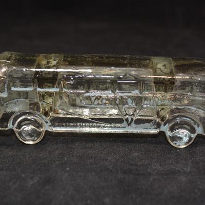 Lot of 3 Vintage Victory Glass Transportation, Militaria Candy Containers