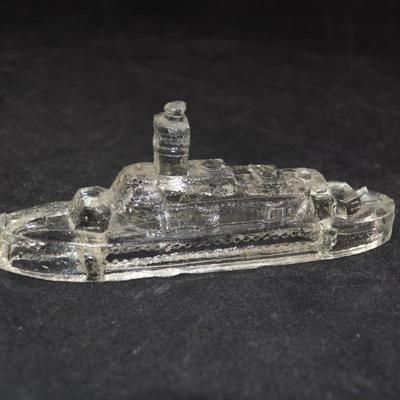 Lot of 3 Vintage Victory Glass Transportation, Militaria Candy Containers