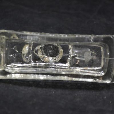 Lot of 3 Vintage Victory Glass Transportation, Militaria Candy Containers