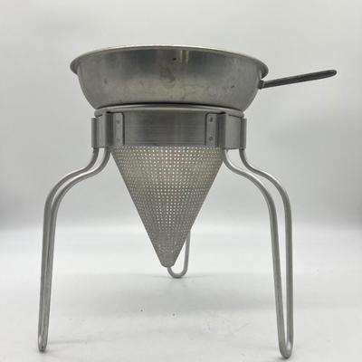 Vintage Wearever No 8 Aluminum ROTARY COLANDER