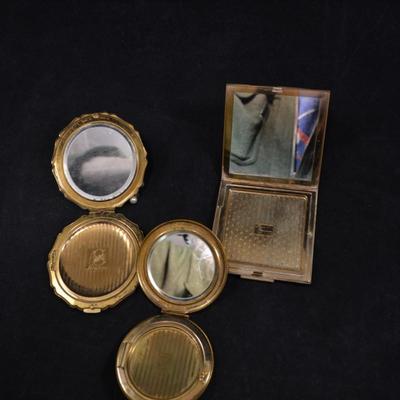 Lot of Vintage Cosmetic Compacts