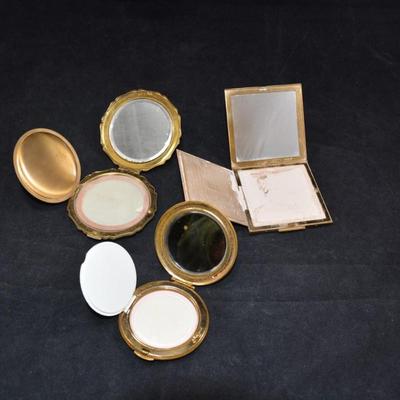 Lot of Vintage Cosmetic Compacts