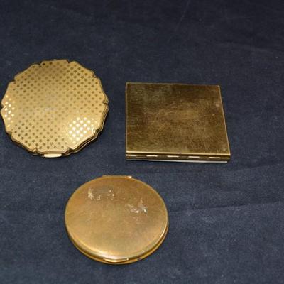 Lot of Vintage Cosmetic Compacts