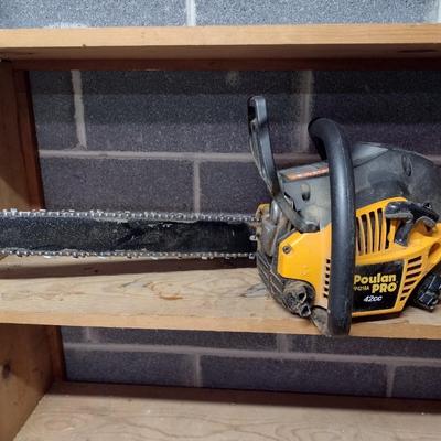 Poulan Pro 50cc Gas Powered Chain Saw