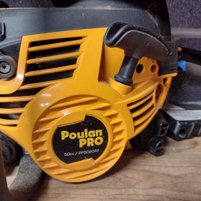 Poulan Pro 50cc Gas Powered Chain Saw