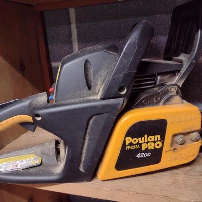 Poulan Pro 42cc Chain Saw