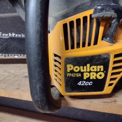 Poulan Pro 42cc Chain Saw