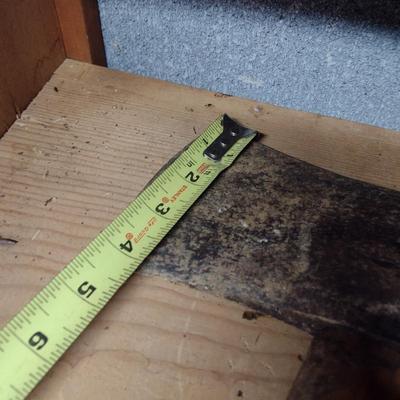Long Handled Ax with Four Wood Splitting Wedges