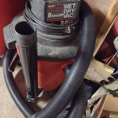 Sears Craftsman 8 Gallon Wet Dry Vac 2.0HP
