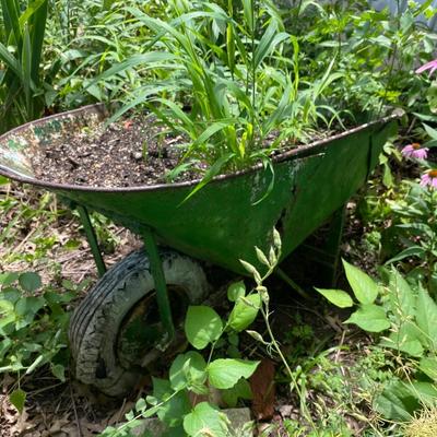 Wheel Barrow Flower Pot