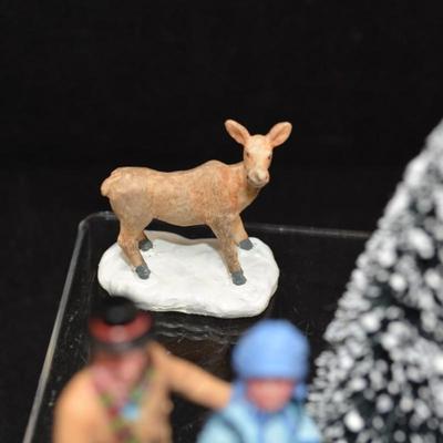 Lot of Christmas Village Figurines