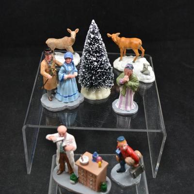 Lot of Christmas Village Figurines