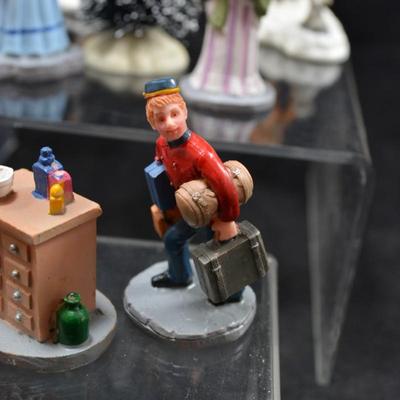 Lot of Christmas Village Figurines