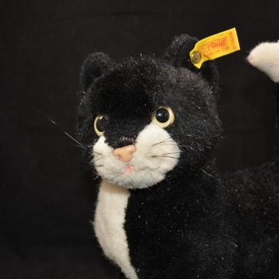 Vintage STIEFF Polar Bear & Tuxedo Cat