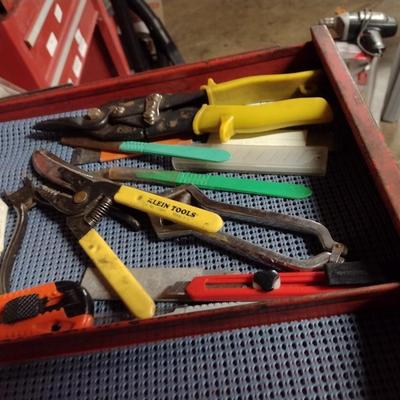 Hand Tools includes Vise Grips and Aviation Snips Drawer #2
