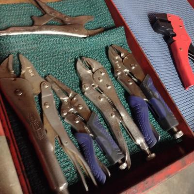 Hand Tools includes Vise Grips and Aviation Snips Drawer #2