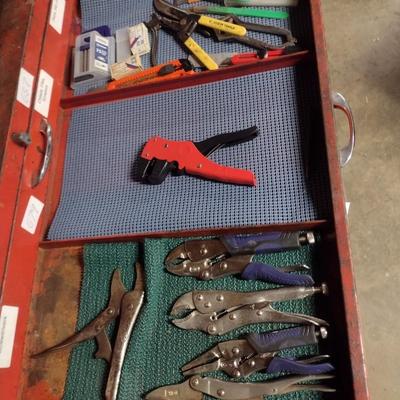Hand Tools includes Vise Grips and Aviation Snips Drawer #2