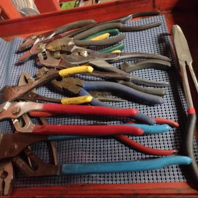 Hand Tools includes Adjustable Pliers and Wire Snips Drawer #3