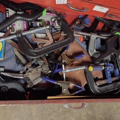 Hand Tools includes Metal C-Clamps and More Drawer #5