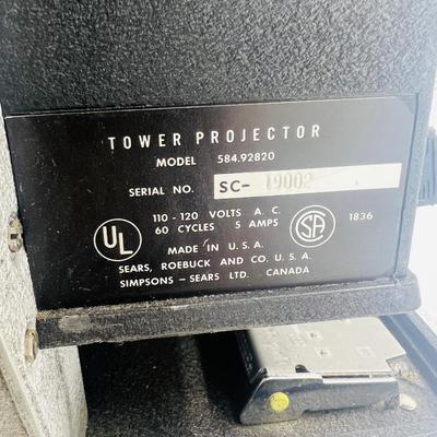 Vintage 8mm Projector Tower Super Automatic Made in USA for Sears