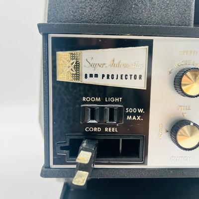 Vintage 8mm Projector Tower Super Automatic Made in USA for Sears