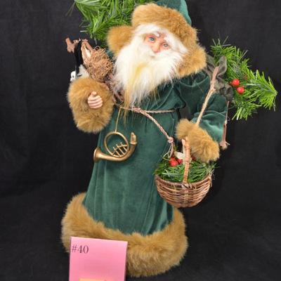 Vintage Old World Santa Figure 16”