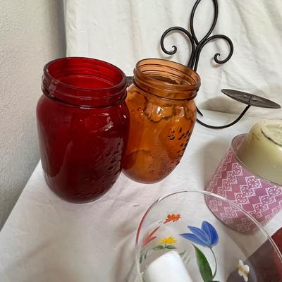 Assortment of candles & other