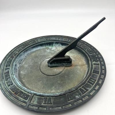 Vintage Cast Iron Sun Dial