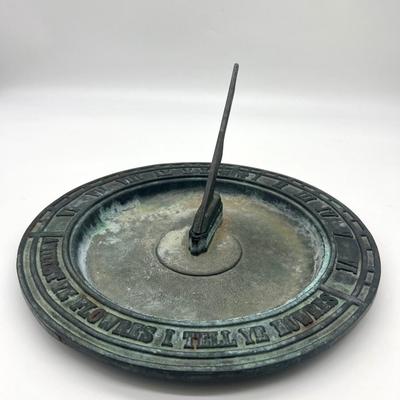 Vintage Cast Iron Sun Dial