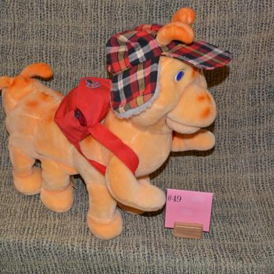 Teddy Ruxpin ‘Grubby’ w/ Six Booties, For PARTS/REPAIR