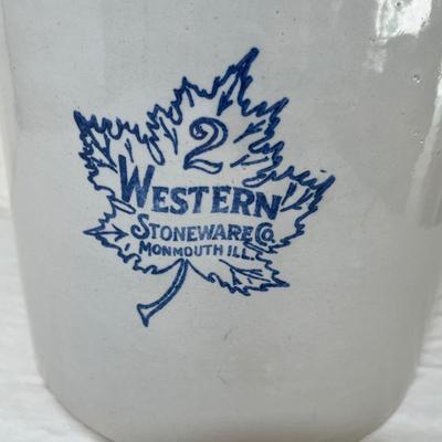 Western 2 gal crock