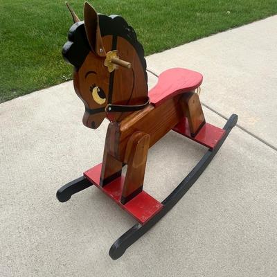 Cute Vintage rocking horse