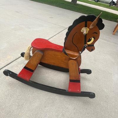 Cute Vintage rocking horse