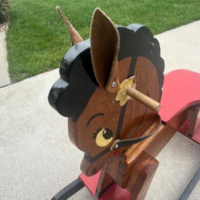 Cute Vintage rocking horse