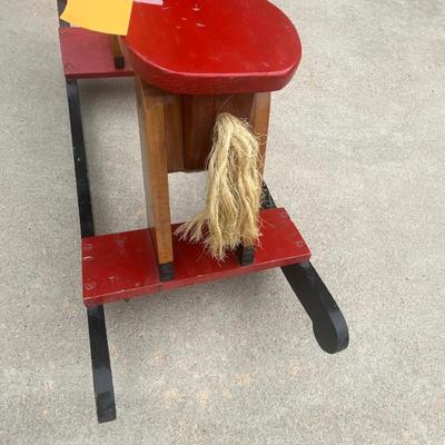 Cute Vintage rocking horse