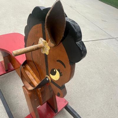 Cute Vintage rocking horse