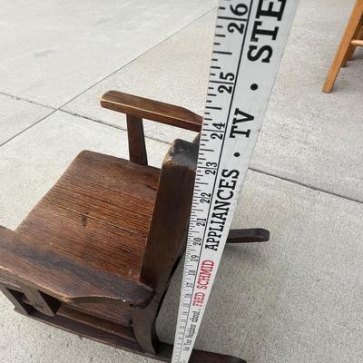 Antique child's rocking chair