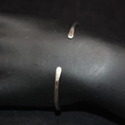 Modern Sterling Cuff Bracelet 8.4g