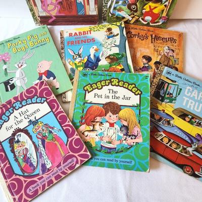 Lot #4 Lot of 8 Little Golden Books - Pink Panther, more