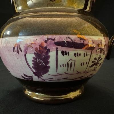 Vintage Pitcher and Serving Dish with Beautiful Detailing