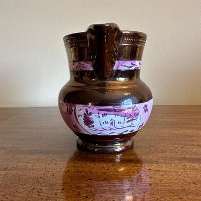 Vintage Pitcher and Serving Dish with Beautiful Detailing