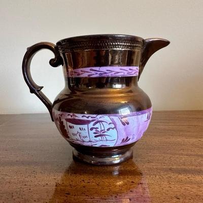 Vintage Pitcher and Serving Dish with Beautiful Detailing