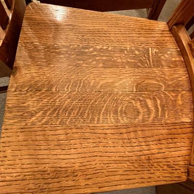 Set of 5 Matching Oak Chairs