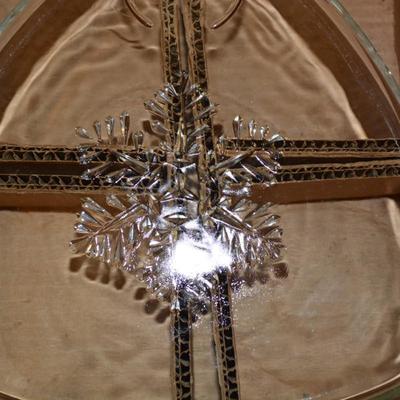 Vintage Indiana Glass ‘Snowflake’ Smart Set for 4