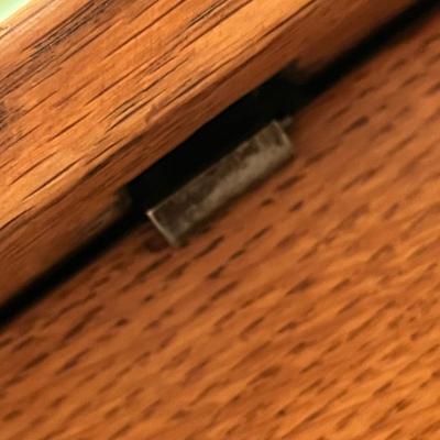 Oval oak table