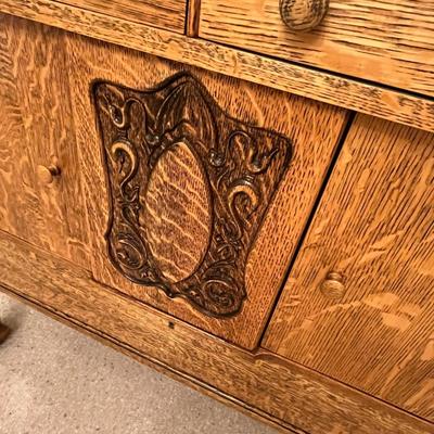 Oak Buffet Side board