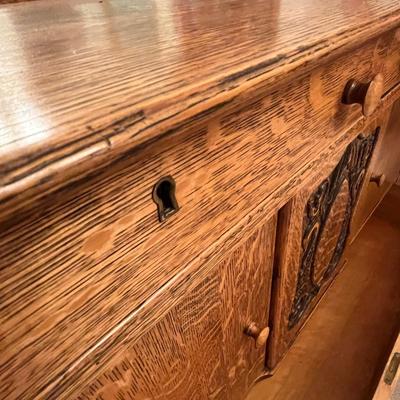 Oak Buffet Side board