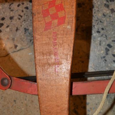 Vintage 50” ‘Western Clipper’ Metal Runner Sled