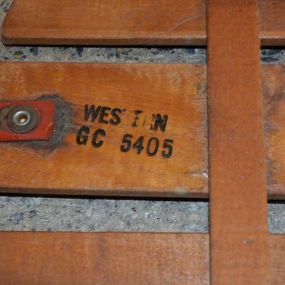 Vintage 50” ‘Western Clipper’ Metal Runner Sled
