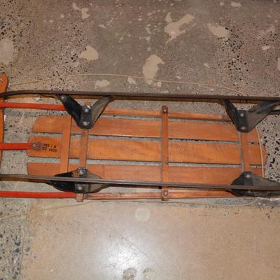 Vintage 50” ‘Western Clipper’ Metal Runner Sled